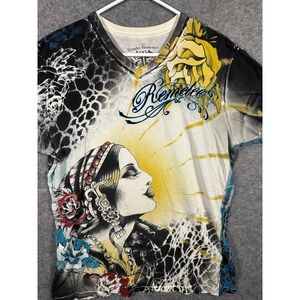 Remelee Trademark City of Angels Graphic Print‎ T-Shirt Men's Large